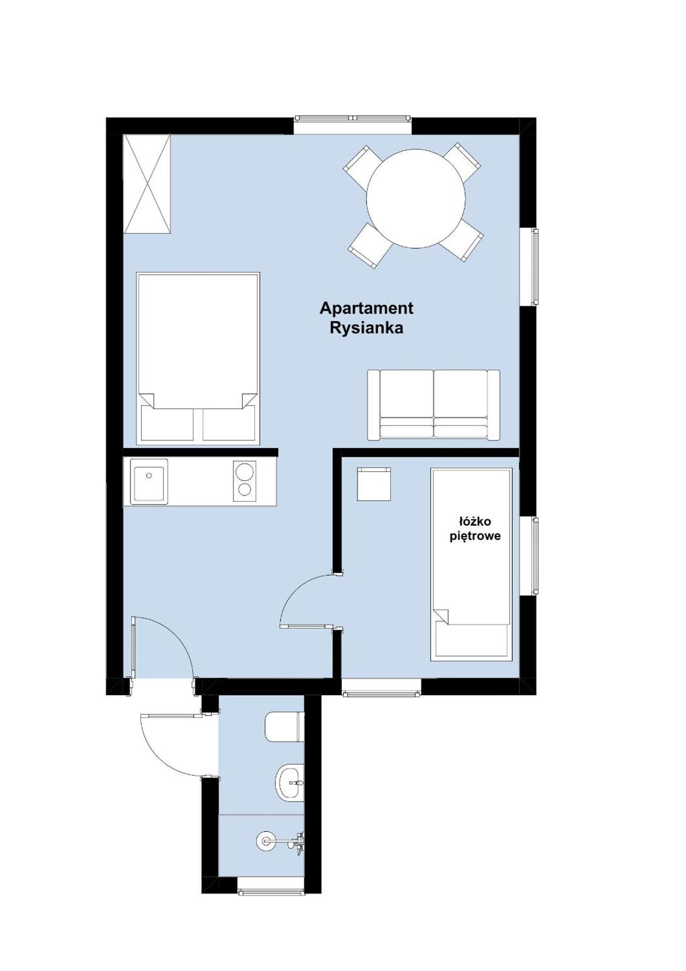 W Deski Dom Apartamenty Кшижова Екстер'єр фото